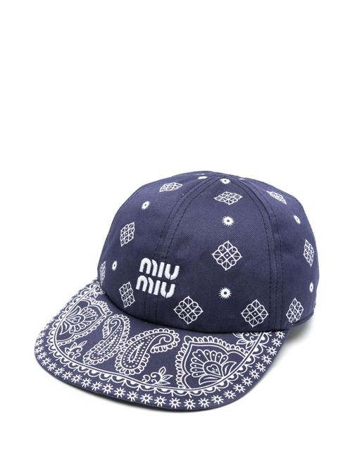 Cappello in cotone MIU MIU | 5HC3692IC9F022X